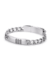 FYNCH-HATTON Armband Curb Chain in silber