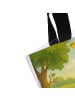 Mr. & Mrs. Panda Tote Bag Giraffe Zufrieden Design ohne Spruch in Weiß