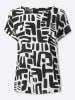 Heine Bluse in schwarz-ecru-bedruckt