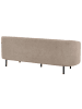 Beliani 3-Sitzer Sofa LOEN in Beige/Grau/Schwarz - (W) 200 x (H) 79 x (L) 70 cm