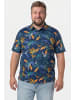 Men Plus Poloshirt in navy blau