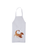 Mr. & Mrs. Panda Schürze Sternzeichen Skorpion ohne Spruch in Weiß