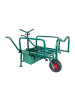 relaxdays Angelwagen-Transportwagen "2-Rad" in Grün - (B)145 x (H)65 x (T)55 cm