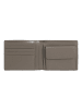 DuDu Up Geldbörse Leder 12.5 cm black-taupe