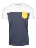 Urban Classics T-Shirts in nvy/wht/chromeyellow