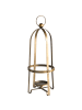 Beliani Kerzenständer MARAWI in Gold - (W) 18 x (H) 48 x (L) 18 cm