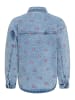 Kaffe Jacke KAbabena Relaxed fit in Blue Denim/Pink Flower Emb.