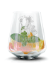 Mr. & Mrs. Panda Glas Pinguin & Maus Wanderer mit Spruch in Transparent