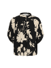 Soaked in Luxury Bluse kurzarm SLArjana Lockere Passform in Black Contrast Flower