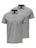 ONLY & SONS Poloshirt Onsefletcher in Light grey melange