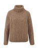 Hessnatur Strick Rollkragenpullover in naturcamelbraun