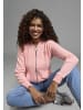 Delmao Sweatjacke in Apricot