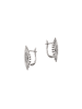 IZIA Women Earrings Witch Latch Back in Silver