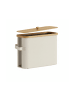 relaxdays Toilettenpapier Aufbewahrung in Beige - (B)45 x (H)33 x (T)16 cm