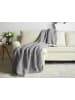 Beliani Kuscheldecke VELLA in Grau - (W) 200 x (H) 3 x (L) 220 cm