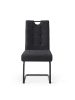 B&D Home 2er-Set: Esszimmerstuhl SOFIA in Anthrazit - (B)48 x (H)96 x (T)60 cm