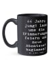 Mr. & Mrs. Panda Kaffeebecher Spruch 66. Geburtstag Feiern mit S... in Schwarz