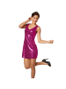 tectake Sexy Trägerkleid in einheitlicher Farbgebung, pink