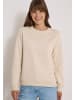 Cecil Sweatshirt mit Rundhals und Artwork in Pearl Beige