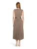 Vera Mont Cocktailkleid mit Plissee in Brown Diamond