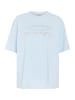 CULTURE T-shirt CUchamanna Oversize fit in Cashmere Blue Wash