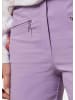 GOLDNER Kurzgröße:  Stretchhose LOUISA mit Taschen in lila