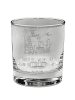 Mr. & Mrs. Panda Whiskey Tumbler Waldtiere Picknick mit Spruch in Transparent