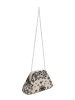 gaya Women Clutch in Beige Black