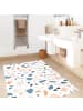 WALLART Vinyl-Teppich - Detailliertes Terrazzo Muster Asti in Petrol