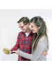 Mr. & Mrs. Panda Wanddeko Hase Blume Design mit Spruch in Weiß