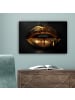 MuchoWow Leinwand bilder Goldene Lippen (BxH)