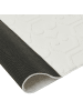 Beliani Läufer GANNETT in Weiß - (W) 80 x (L) 300 cm
