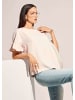 MADELEINE Oversized-Bluse mit Volants, Kurzarm in creme