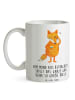 Mr. & Mrs. Panda Kaffeetasse Fuchs Lord mit Spruch in Weiß