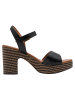 Marco Tozzi Sandale in BLACK COMB