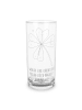 Mr. & Mrs. Panda Tumbler Blume Kleeblatt mit Spruch in Transparent
