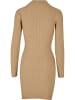 Urban Classics Urban Classics Damen Ladies Crossed Rib Knit Dress in unionbeige