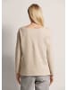 MADELEINE Sweatshirt mit Struktur in cappuccino