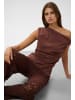 Soaked in Luxury Jerseytop SLEirlys Slim fit in Brown Stone