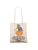 Mr. & Mrs. Panda Tasche Herbstvorfreude mit Spruch in Creme