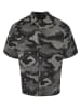Urban Classics Short Sleeve Shirt in blacklasercamo