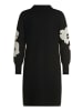 Betty Barclay Strickkleid in schwarz weiß - 0001