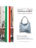 Florence Florence Schultertasche, Shopper Leder hellblau ca. 33cm