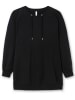 sheego Sweatshirt in schwarz