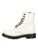 DOCKERS Stiefelette in Weiß/Schwarz