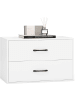 COSTWAY Kommode mit 2 Schubladen in Weiß