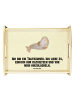 Mr. & Mrs. Panda Holztablett Robbe Lachen mit Spruch in Gelb Pastell