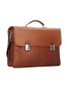 Esquire Dallas Aktentasche Leder 42 cm Laptopfach braun