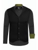 Rusty Neal Hemd mit Weste in Schwarz / Khaki