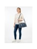 DuDu Pocket Schultertasche Leder 33 cm in denim blue